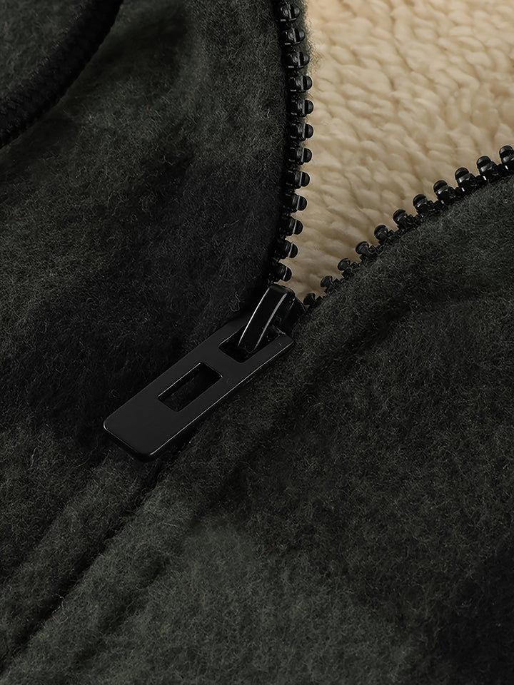 Graham | Cozy Hooded Zip Jacket