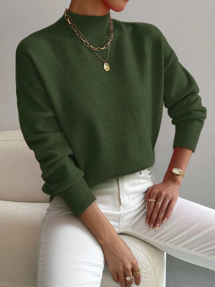 Juniper | Relaxed Mock Neck Sweater