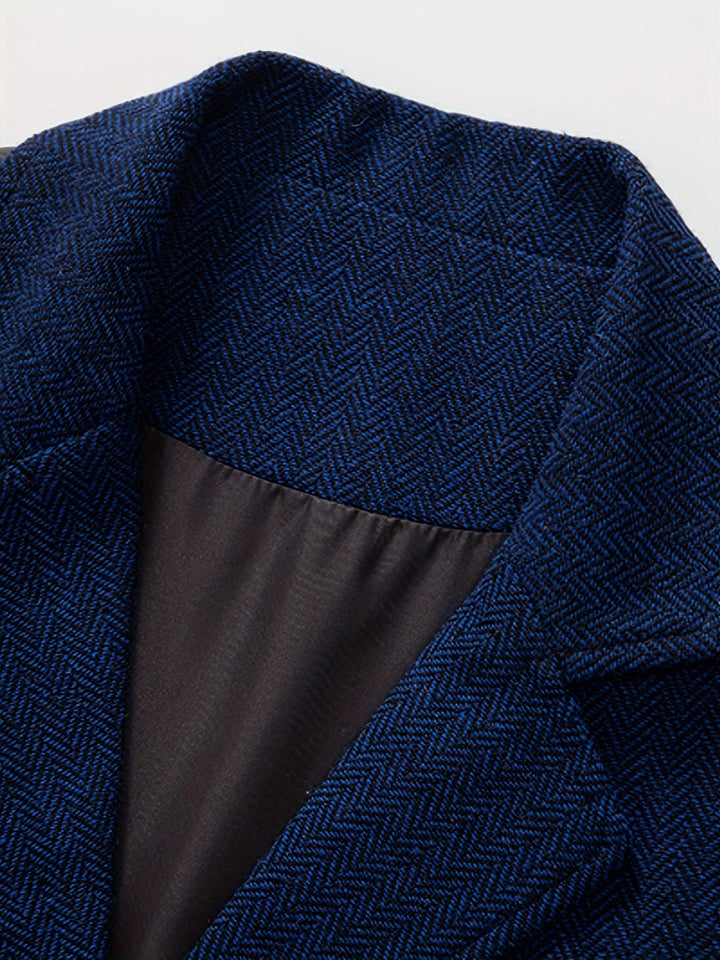 Edmund | Herringbone Single-Breasted Vest