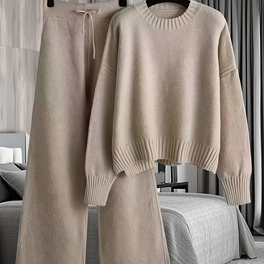 Rosanna | Relaxed Textured Two-Piece Set
