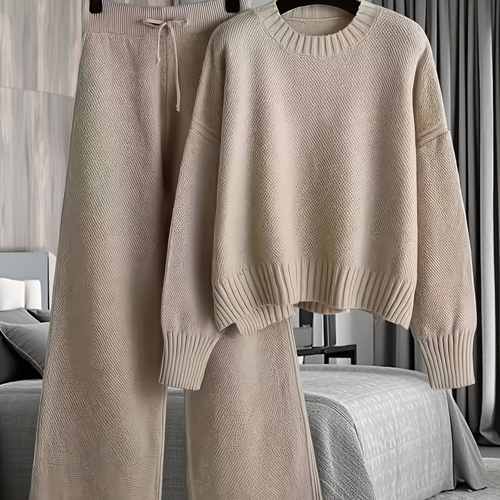 Rosanna | Relaxed Textured Two-Piece Set