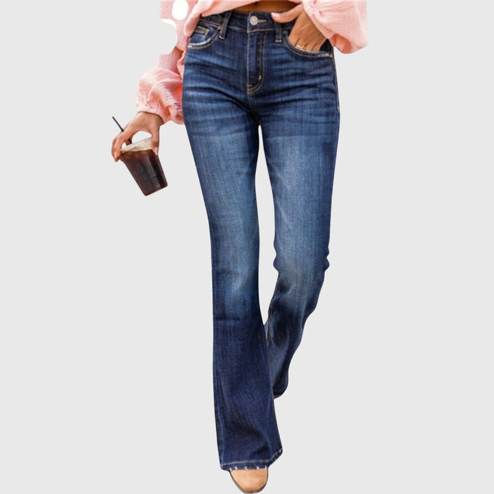 Beatrice | High-Waisted Flared Trousers