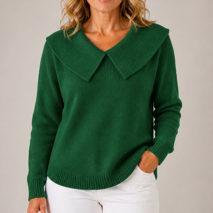 Thalia | Statement Collar Sweater