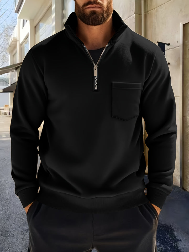 Vaughn | Half-Zip Collared Pullover