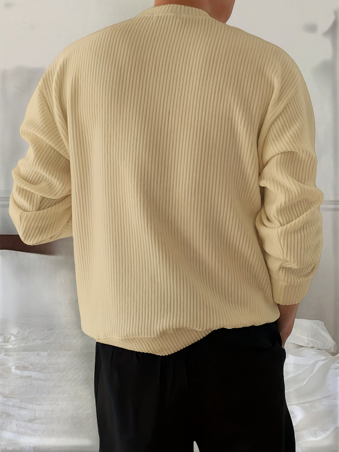 Rupert | Ribbed Crew Neck Sweater