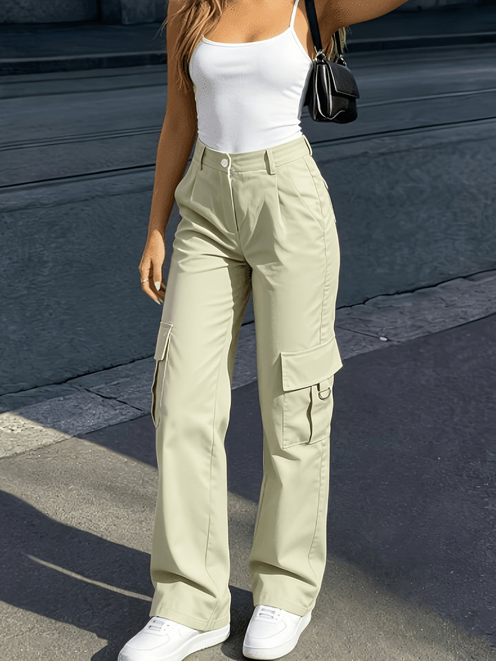 Sabine | High-Waisted Cargo Pants