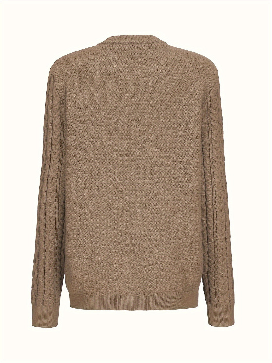 Delphine | Cable-Knit Button Cardigan