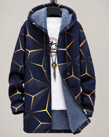 Archer | Geometric Hooded Jacket