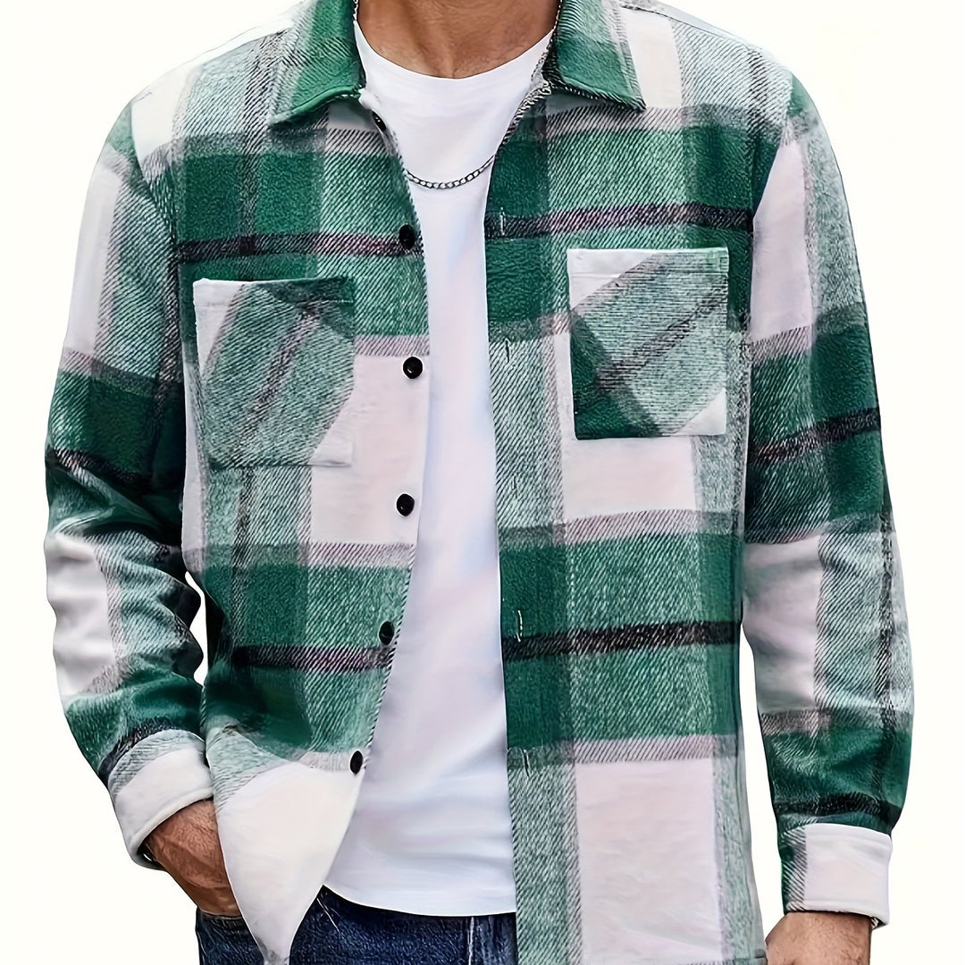Wyatt | Rugged Checked Shirt Jacket