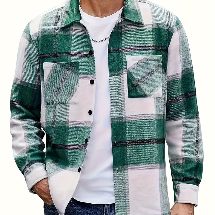 Wyatt | Rugged Checked Shirt Jacket