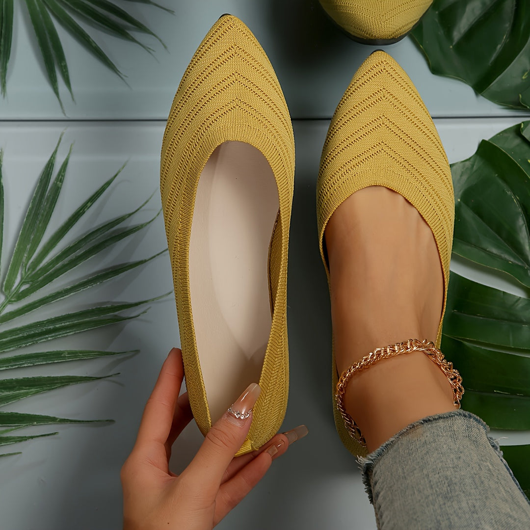 Diane | Pointed-Toe Ballet Flats