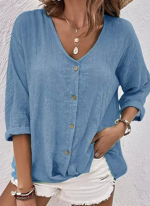 Marissa | Relaxed V-Neck Top