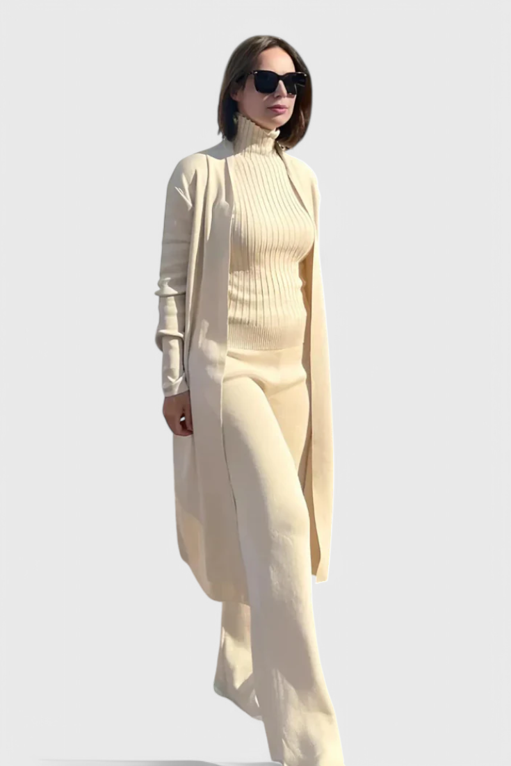 Camille | Refined Three-Piece Knit Set