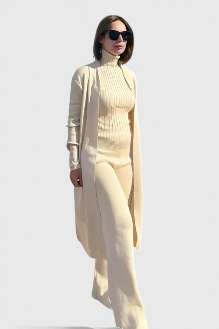 Camille | Refined Three-Piece Knit Set