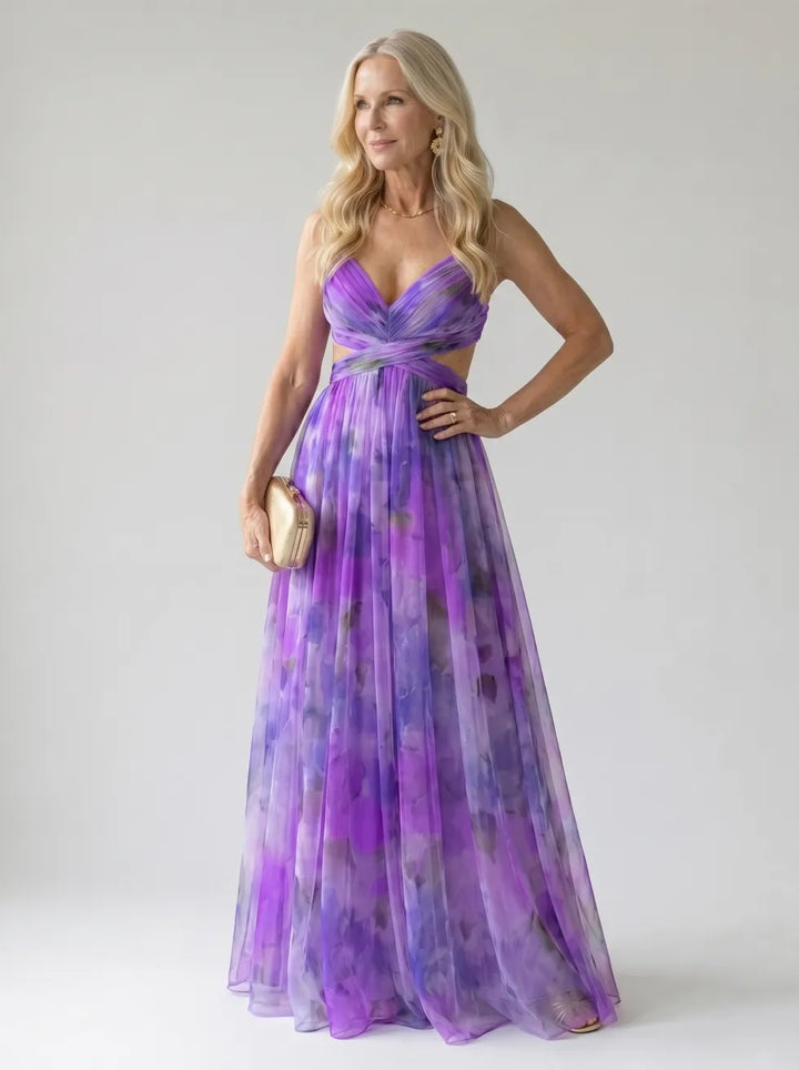 Sabrina | Flowing Cutout Maxi Dress