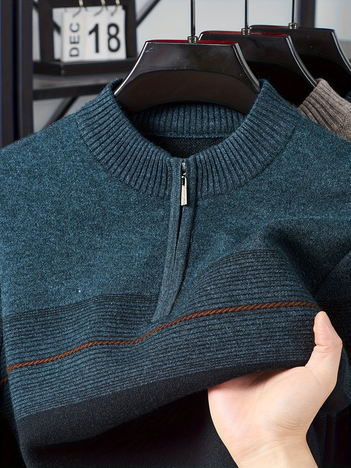 Barrett | Refined Quarter-Zip Sweater