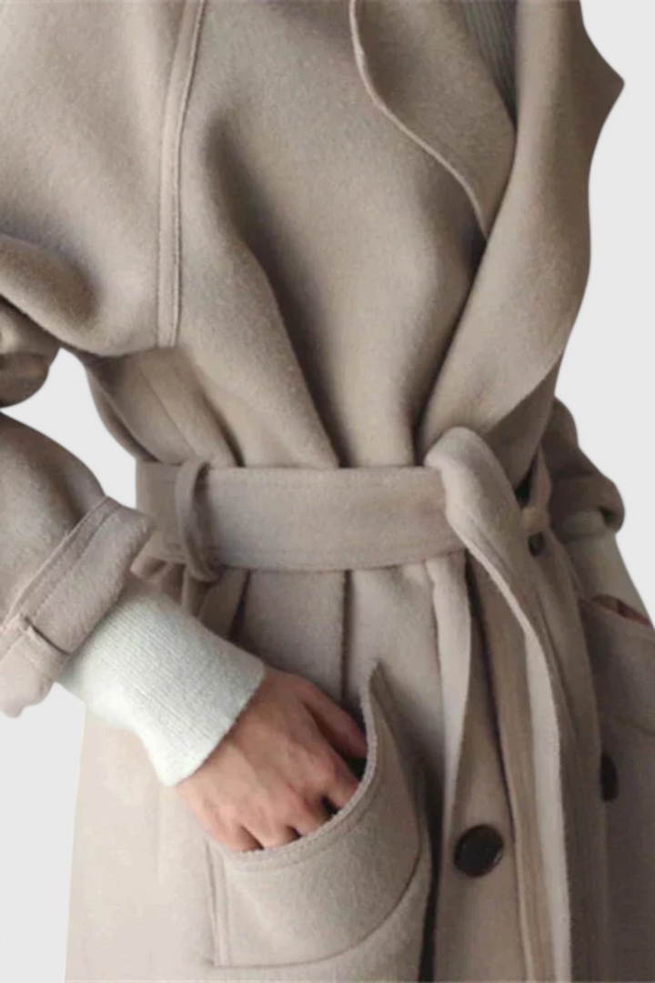 Ottoline | Belted Wrap Coat