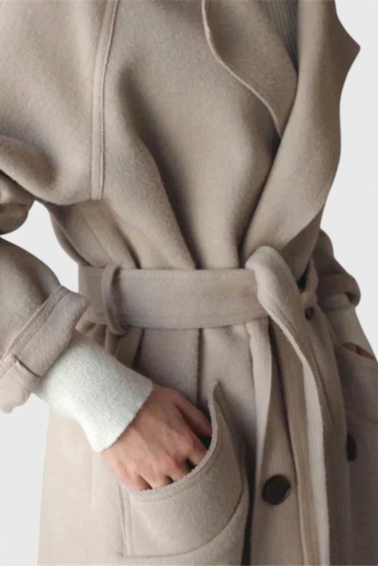 Ottoline | Belted Wrap Coat