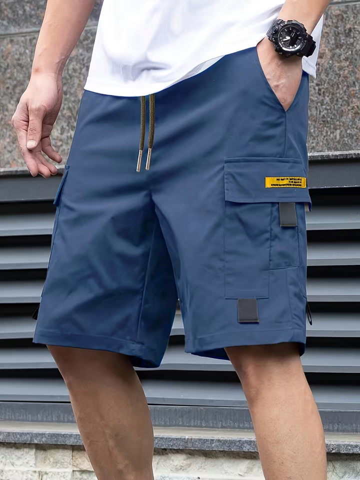 Jonas - Casual Multi-Pocket Cargo Shorts
