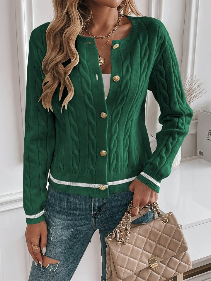 Isadora | Refined Cable-Knit Cardigan