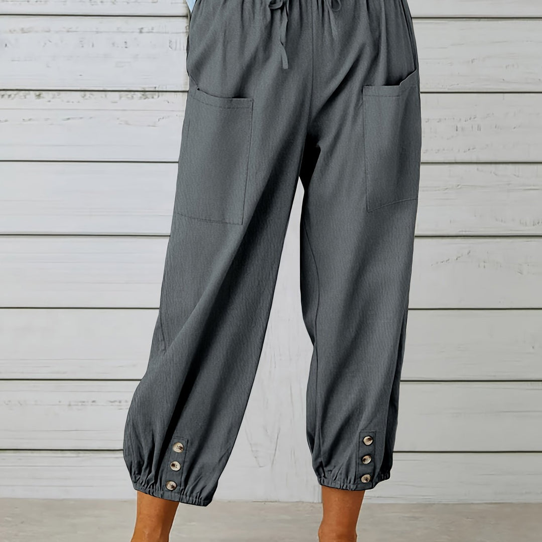 Lorraine | Relaxed Cropped Wide-Leg Pants