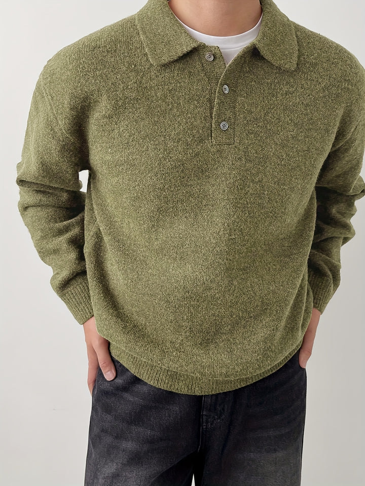Sullivan | Refined Polo-Collar Sweater