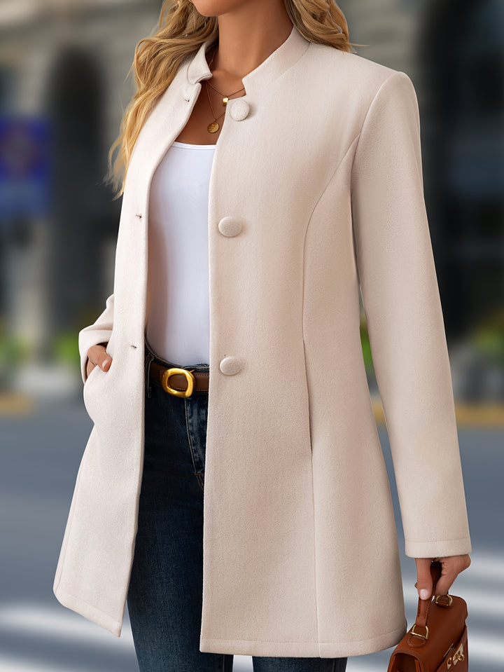 Brooke | Refined Stand-Collar Coat