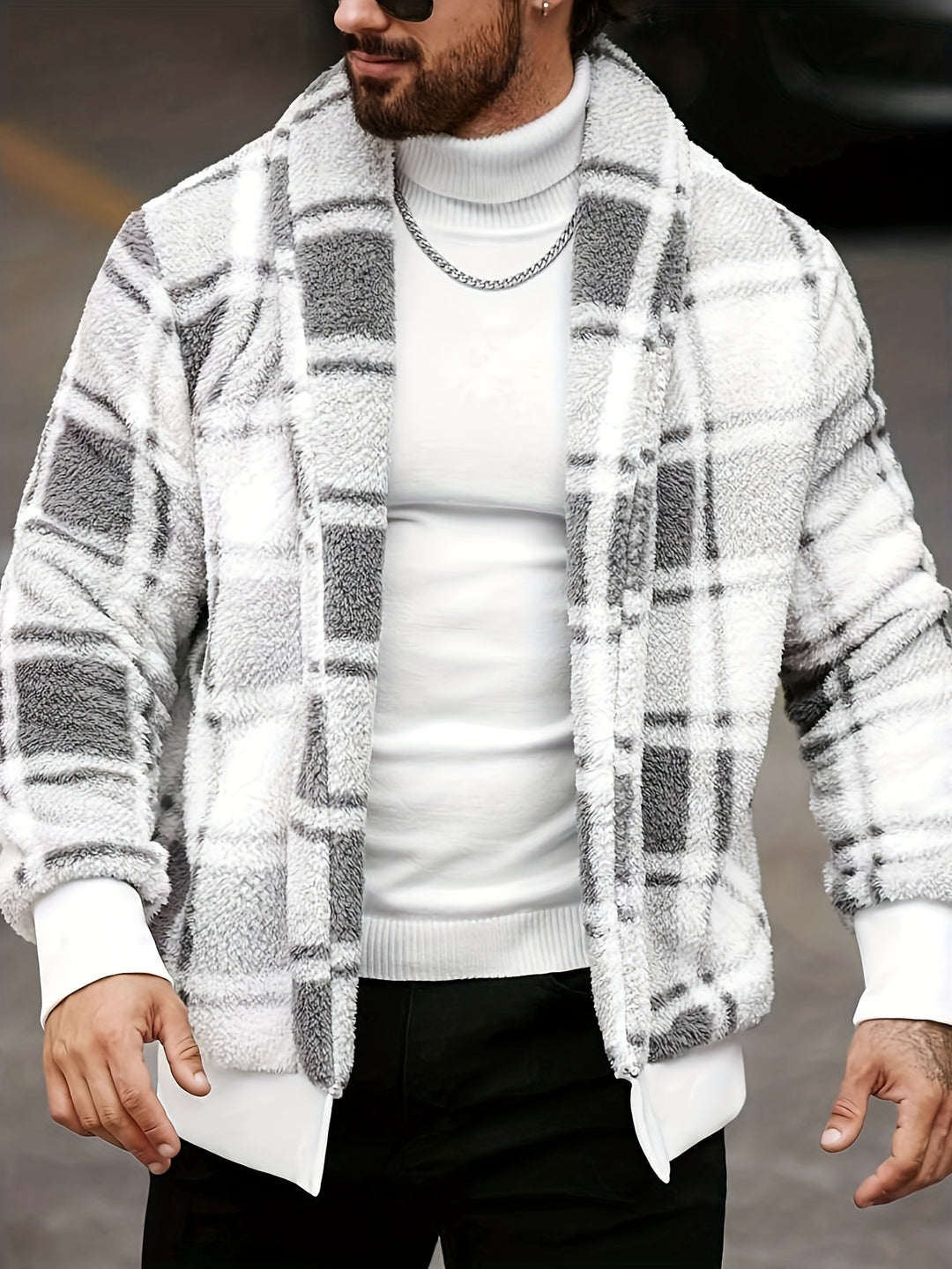 Callahan | Cozy Checked Jacket