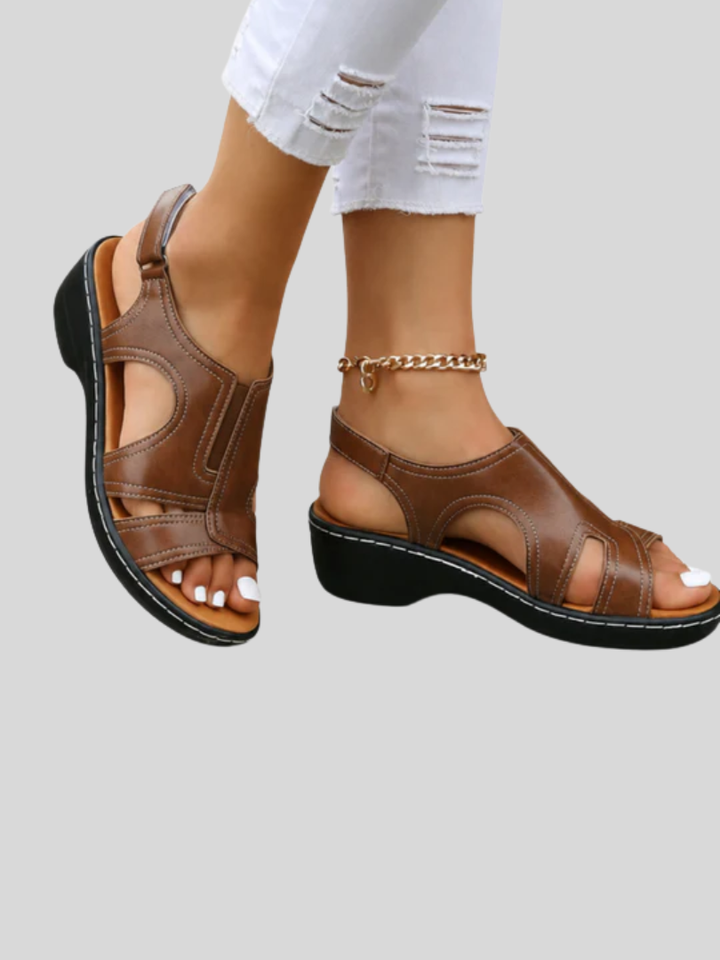 Maureen | Women's Leather Comfort Sandals