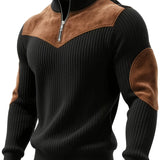 Calvin | Half-Zip Ribbed Pullover