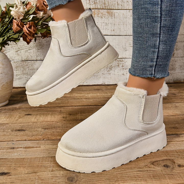 Priscilla | Cozy Platform Ankle Boots