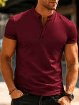 Reed | Men's Stand Collar Short Sleeve T-Shirt