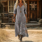 Aurelia | Flowing Bohemian Maxi Dress