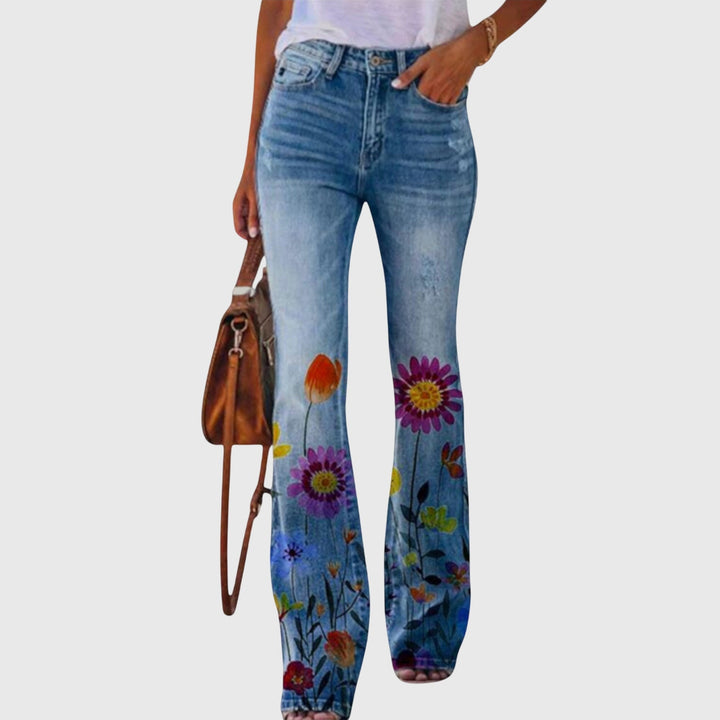 Bernice | Floral Flared Pants
