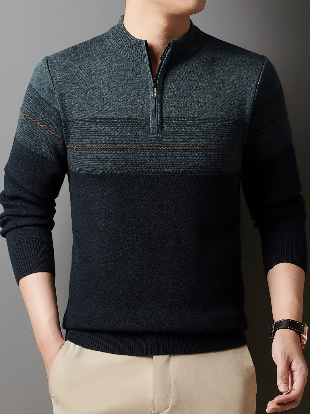 Barrett | Refined Quarter-Zip Sweater