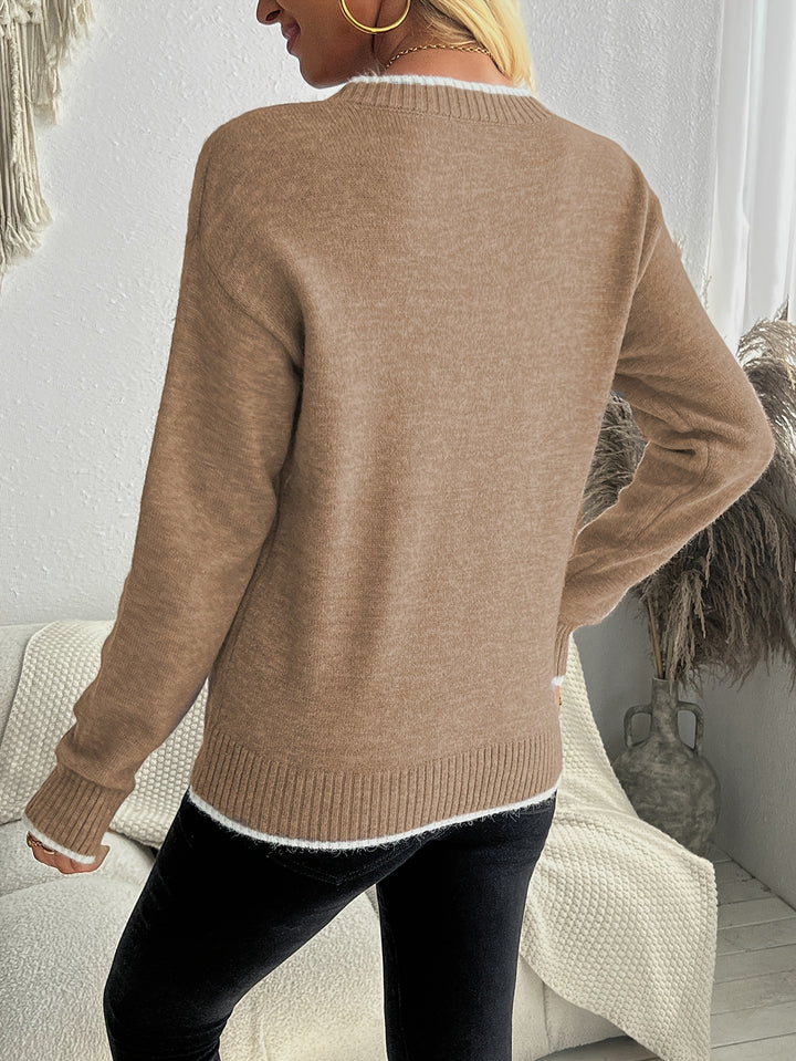 Clara | Snowflake Jacquard Sweater