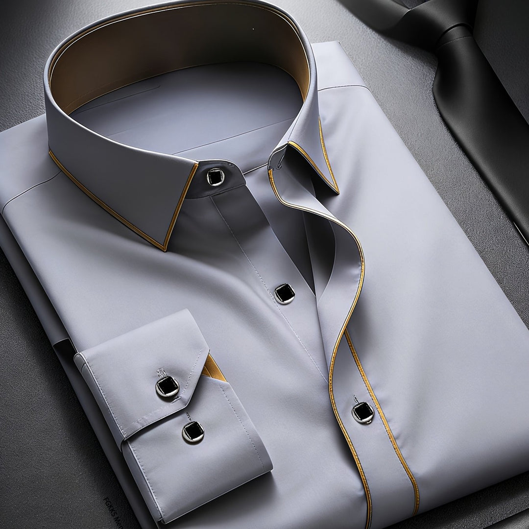 Vance | Men's Slim Fit Long Sleeve Dress Shirt