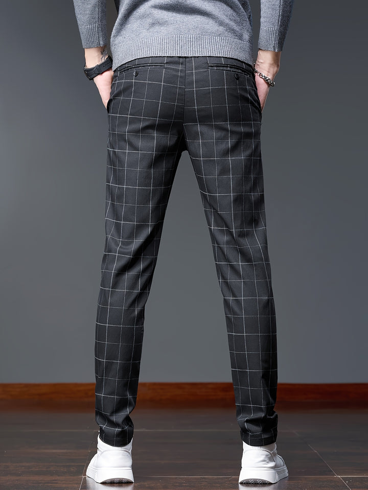 Hugh | Refined Checkered Trousers
