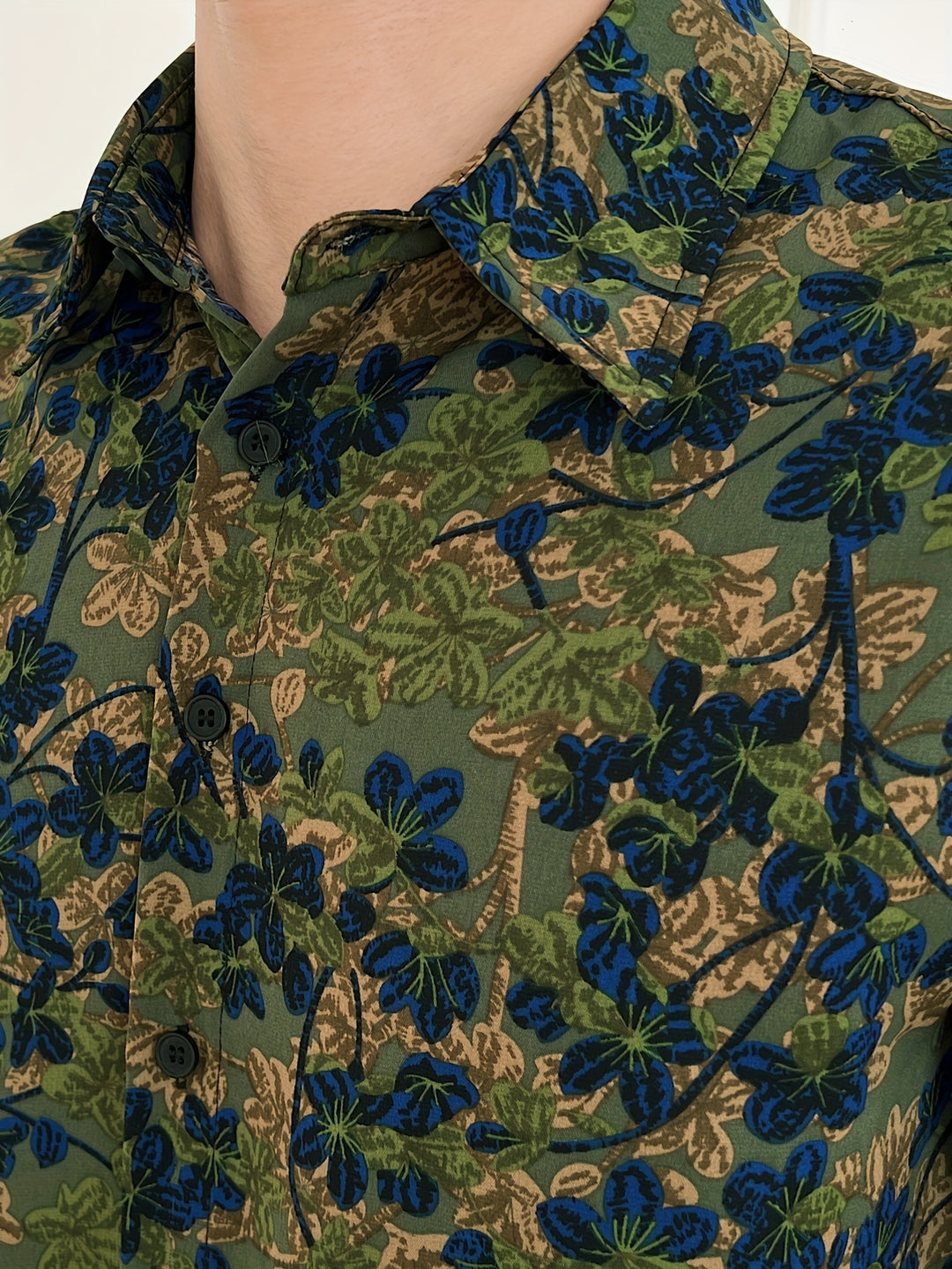 Leland | Vintage Floral Long Sleeve Shirt