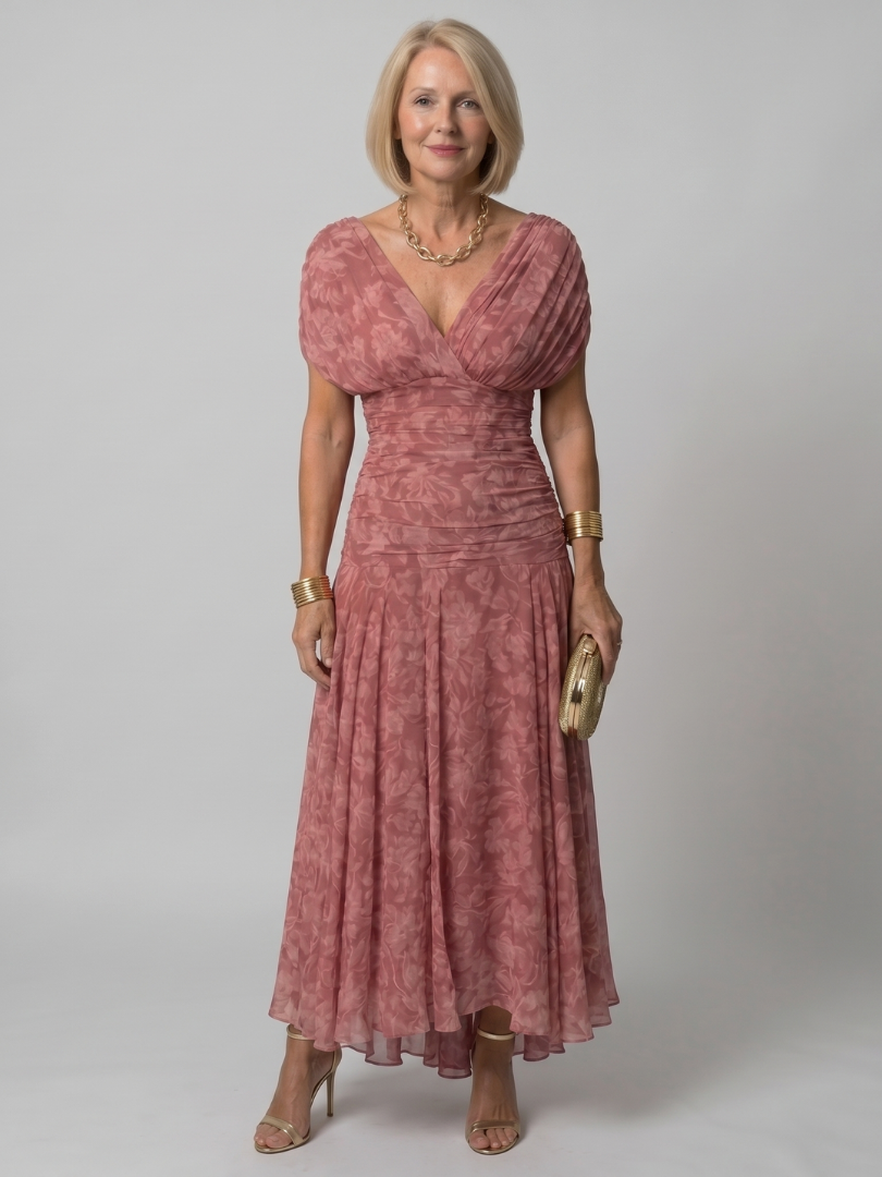 Delilah | Off-Shoulder Flowing Midi Dress