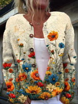 Linnea | Wildflower Print Cardigan