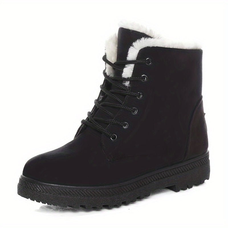 Isla | Cozy Lace-Up Winter Ankle Boots