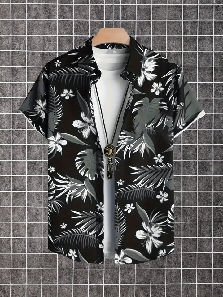 Kingston | Men's Tropical Print Short Sleeve Shirt