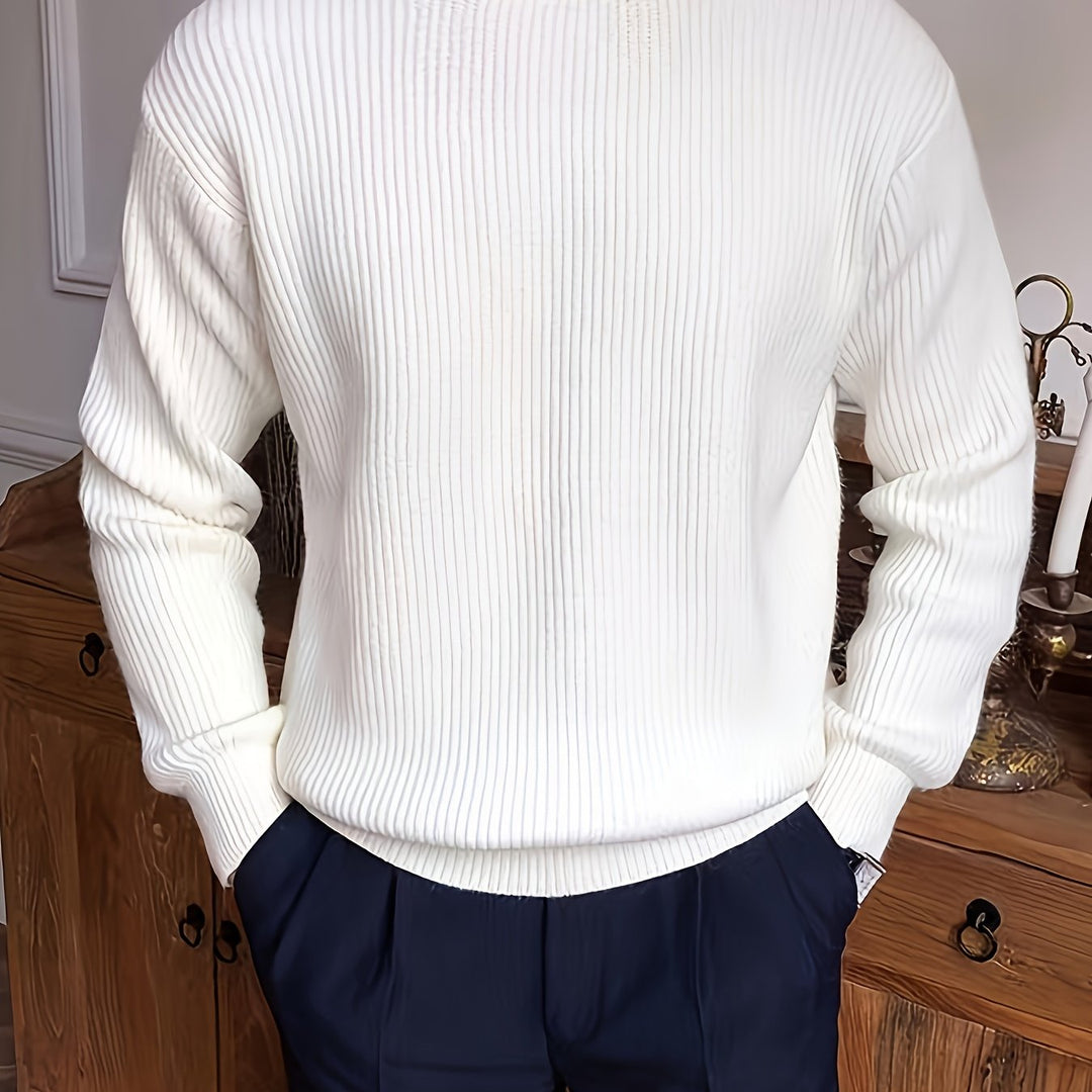 Rupert | Ribbed Crew Neck Sweater