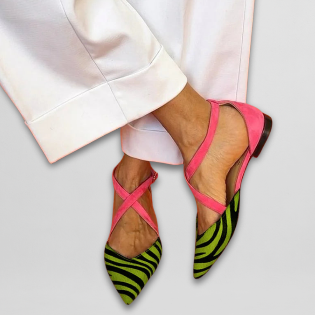Annette | Crossover Strap Ballet Flats