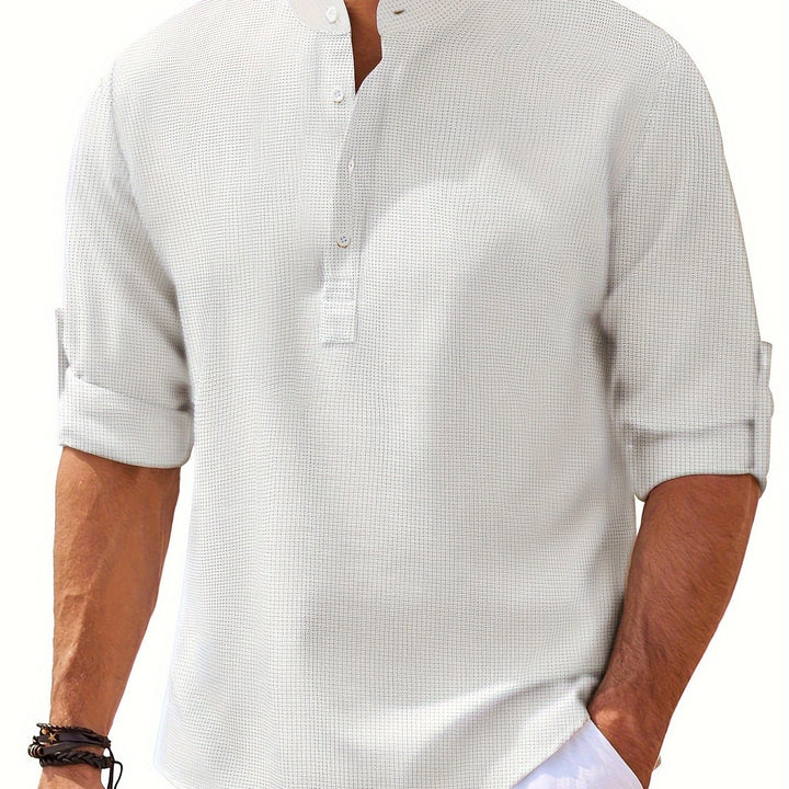 Winslow | Men's Stand-Collar Long Sleeve Shirt