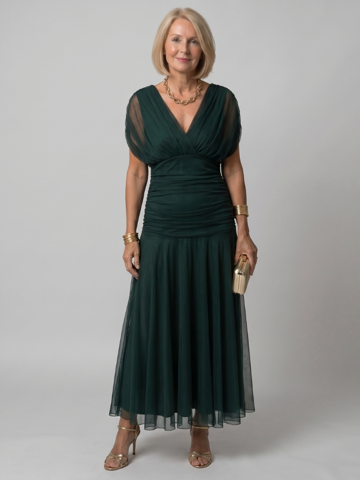 Delilah | Off-Shoulder Flowing Midi Dress