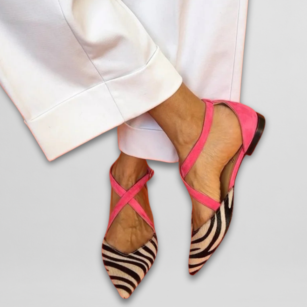 Annette | Crossover Strap Ballet Flats