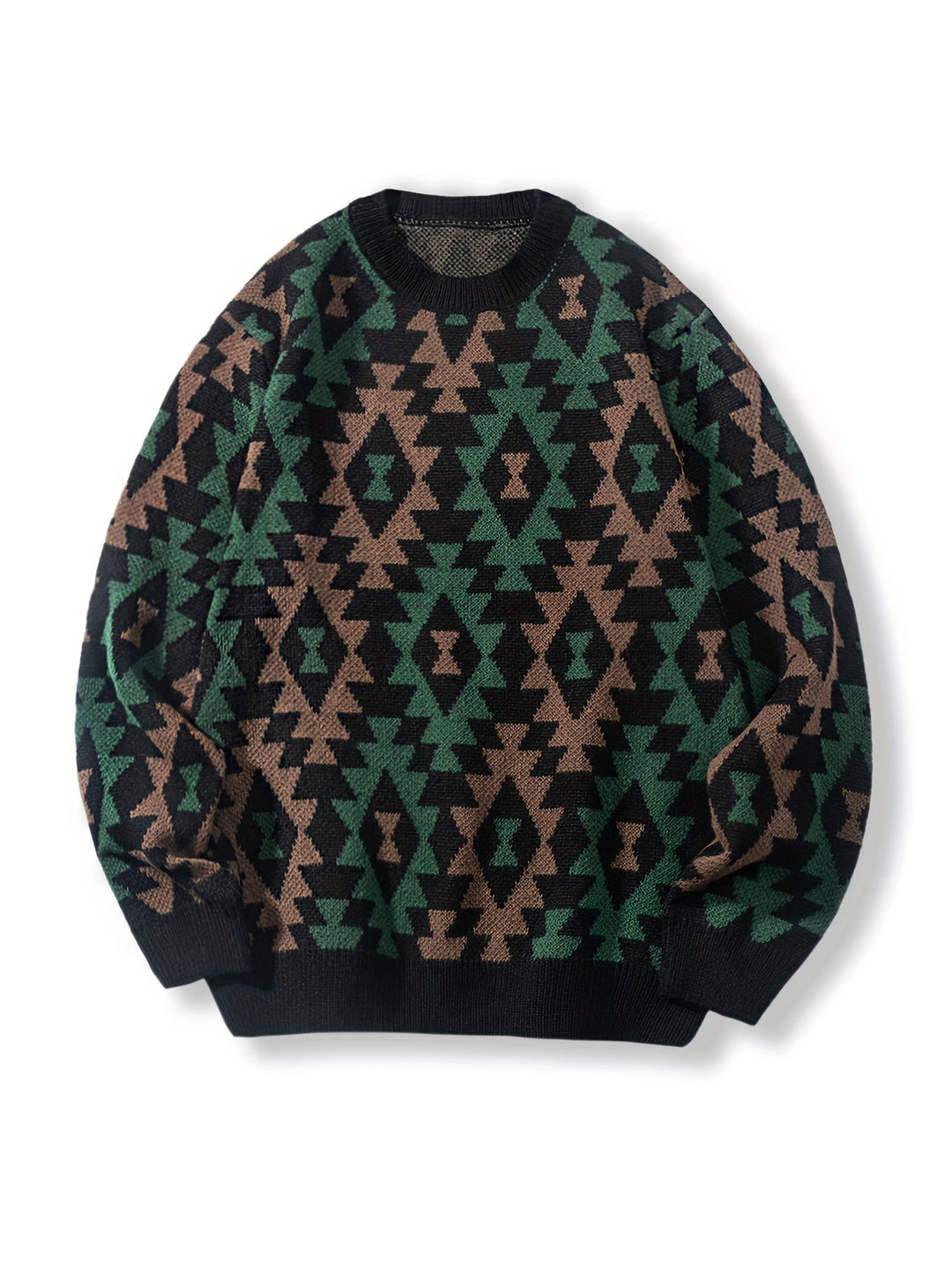 Harrison | Patterned Crewneck Sweater