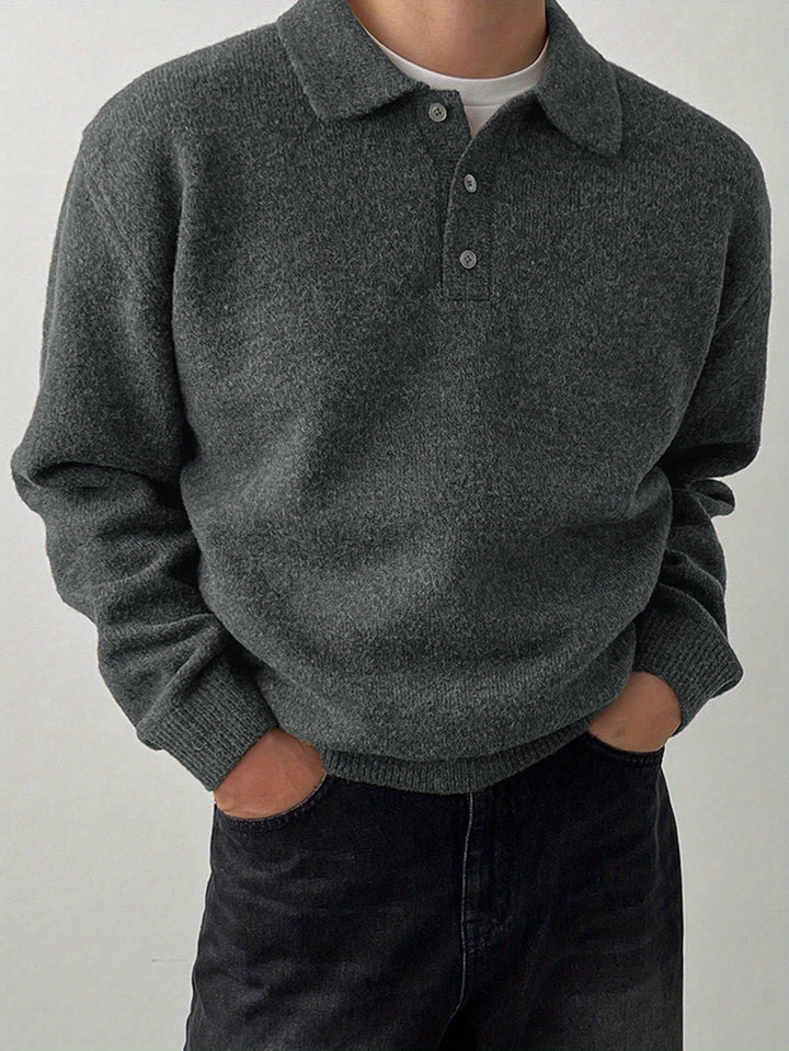 Sullivan | Refined Polo-Collar Sweater